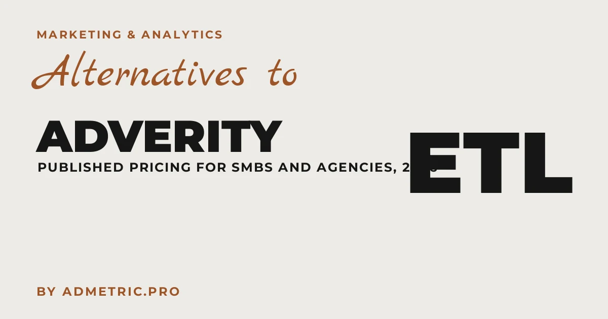 Alternative ad Adverity per PMI e agenzie nel 2026
