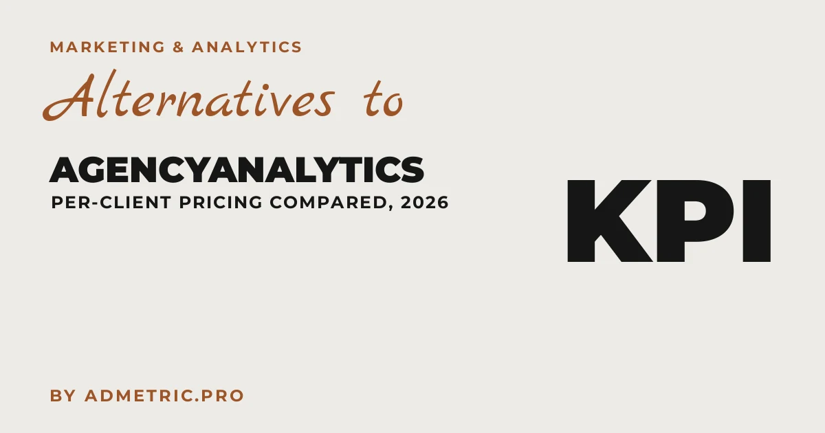 Alternative ad AgencyAnalytics per le agenzie nel 2026