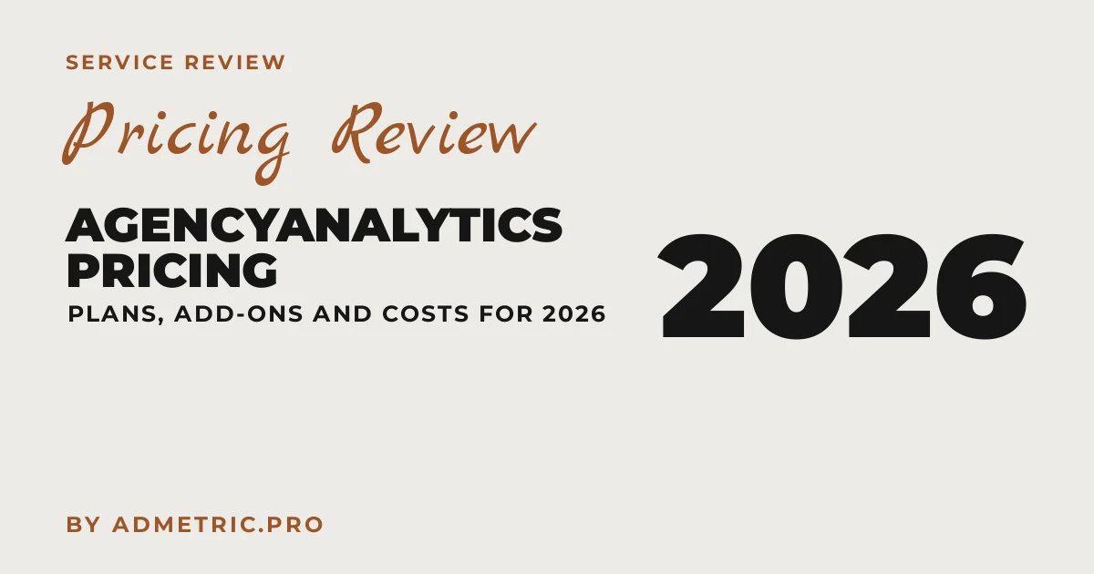 Recensione prezzi AgencyAnalytics 2026: piani e costi