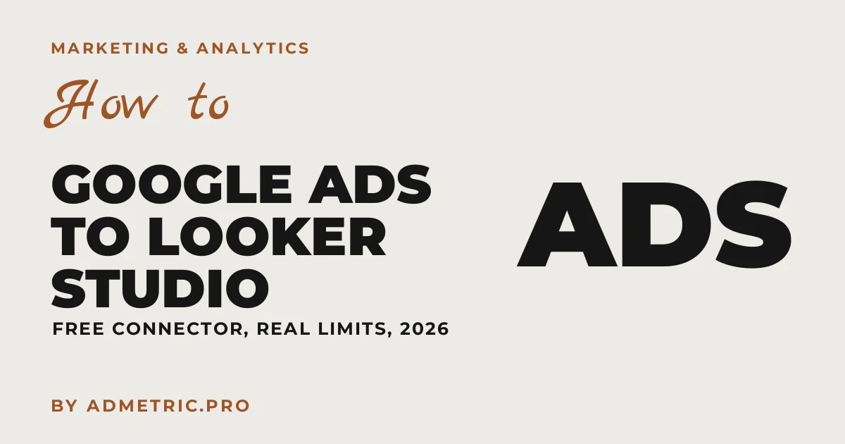 Come collegare Google Ads a Looker Studio (guida 2026)