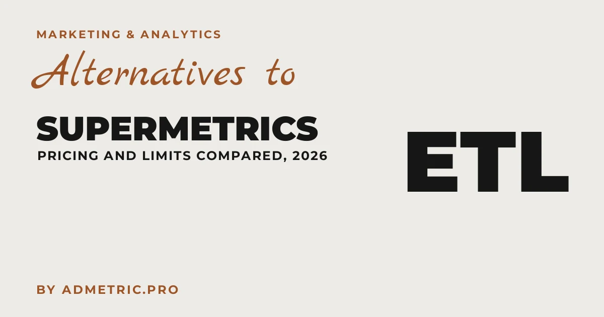 Alternative a Supermetrics: prezzi e limiti a confronto